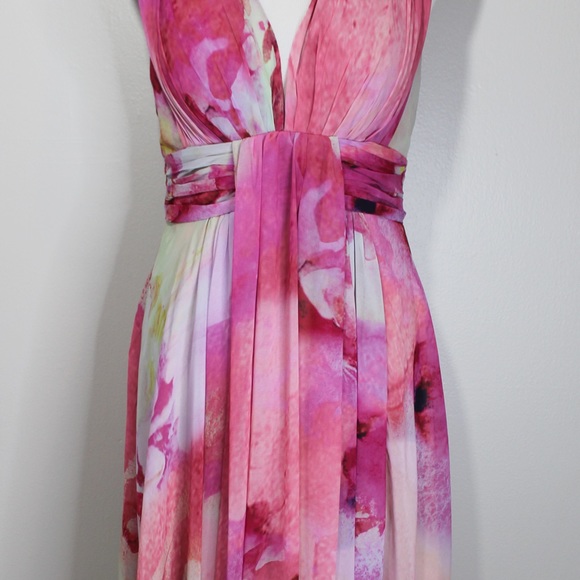 Fame and Partners Long watercolor gown - Picture 8 of 16